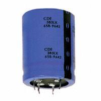 383LX123M063A052|Cornell Dubilier Electronics (CDE)